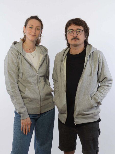 glore Basics Sweatshirt Jacke - Sammie Zip Hoodie von glore Basics