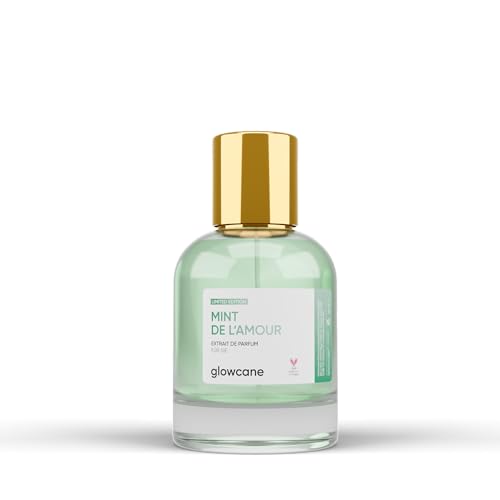 glowcane Mint de L'Amour Extrait de Parfum Damen | Minziger & Frischer Duft | mit maximal erhöhter Duftöl Konzentration | Langanhaltender Duft | Geschenke für Frauen | Tierversuchsfrei & Vegan von glowcane