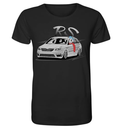 glstkrrn Octavia 3 RS T-Shirt, Regular, Unisex, Black, L von glstkrrn