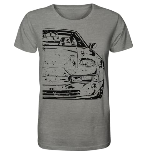 glstkrrn 928 T-Shirt, Regular, Unisex, Mid Heather Grey, L von glstkrrn