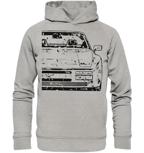 glstkrrn 944 Hoodie, Regular, Unisex, Heather Grey, L von glstkrrn