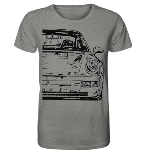 glstkrrn 964 T-Shirt, Regular, Unisex, Mid Heather Grey, XXL von glstkrrn