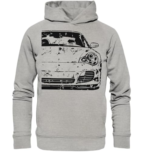 glstkrrn 996 Hoodie, Regular, Unisex, Heather Grey, L von glstkrrn