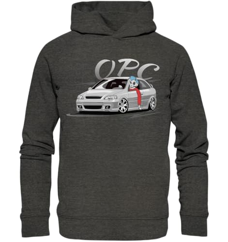 glstkrrn Astra G OPC Hoodie, Regular, Unisex, Dark Heather Grey, L von glstkrrn