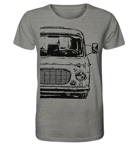 glstkrrn Barkas B1000 T-Shirt, Regular, Unisex, Mid Heather Grey, XL von glstkrrn