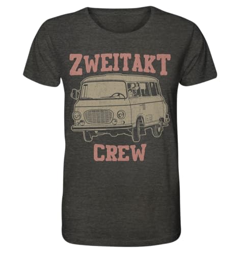 glstkrrn Barkas B1000 T-Shirt, Regular, Unisex, Dark Heather Grey, XS von glstkrrn