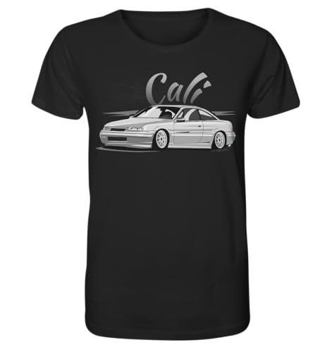 glstkrrn Calibra T-Shirt, Regular, Unisex, Black, L von glstkrrn