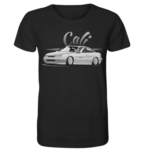 glstkrrn Calibra T-Shirt, Regular, Unisex, Black, XL von glstkrrn