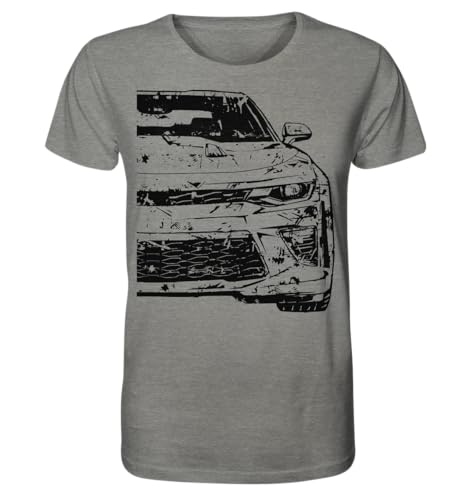 glstkrrn Camaro Generation 6 T-Shirt, Regular, Unisex, Mid Heather Grey, XL von glstkrrn