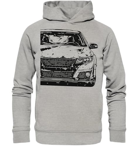 glstkrrn Civic Type R FK2 Hoodie, Regular, Unisex, Heather Grey, M von glstkrrn