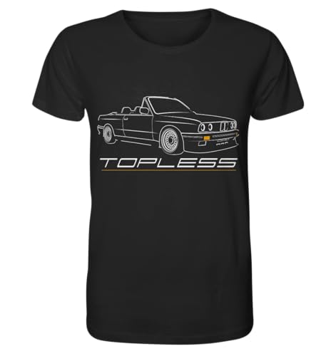 glstkrrn E30 T-Shirt, Regular, Unisex, Black, XXL von glstkrrn