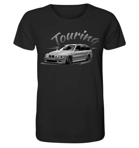 glstkrrn E39 Touring T-Shirt, Regular, Unisex, Black, 3XL von glstkrrn