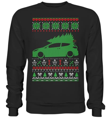 glstkrrn Fiesta 8 MK8 ST 3 Door Ugly Christmas Sweater von glstkrrn
