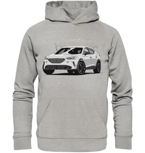 glstkrrn Formentor no Skulldriver Hoodie, Regular, Unisex, Heather Grey, L von glstkrrn