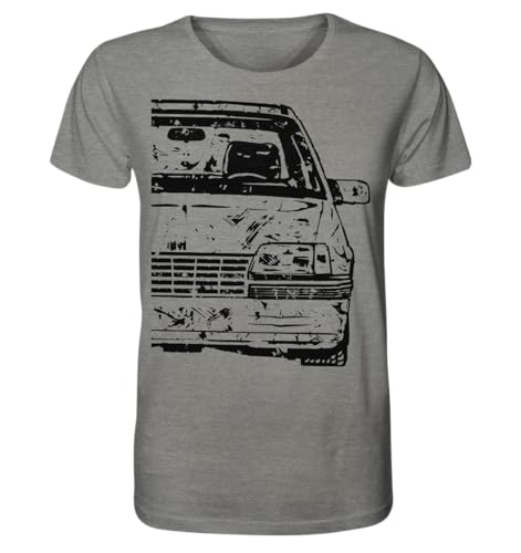 glstkrrn Kadett E T-Shirt, Regular, Unisex, Mid Heather Grey, XL von glstkrrn