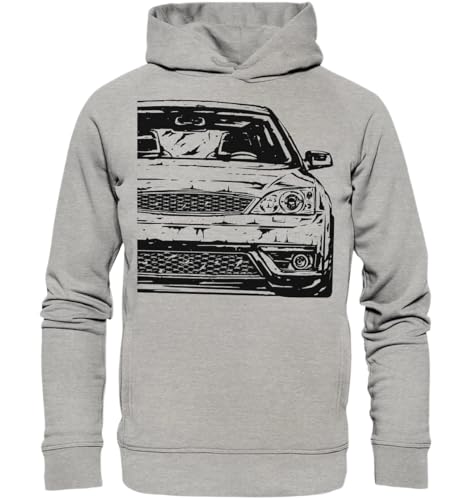 glstkrrn Mondeo 3 MK3 Hoodie, Regular, Unisex, Heather Grey, XL von glstkrrn