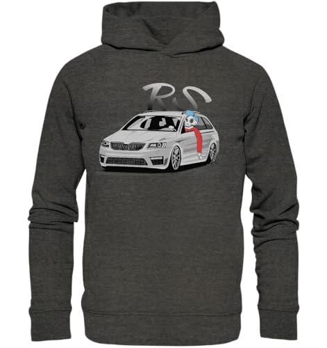 glstkrrn Octavia 3 RS Hoodie, Regular, Unisex, Dark Heather Grey, L von glstkrrn