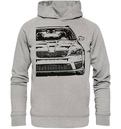 glstkrrn Octavia 3 RS Hoodie, Regular, Unisex, Heather Grey, L von glstkrrn