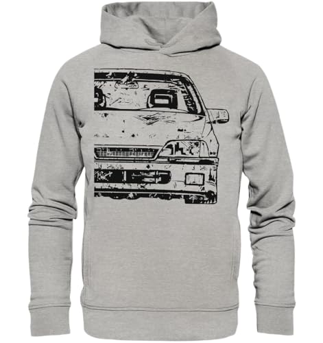 glstkrrn Omega A Hoodie, Regular, Unisex, Heather Grey, M von glstkrrn