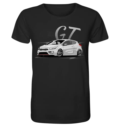 glstkrrn Pro Ceed GT T-Shirt, Regular, Unisex, Black, L von glstkrrn