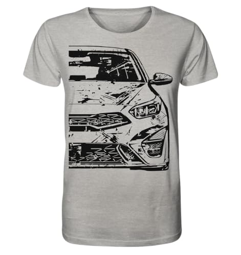 glstkrrn Proceed GT 2022 One Life One Love T-Shirt, Regular, Unisex, Heather Grey, 4XL von glstkrrn