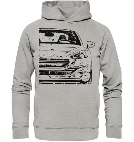 glstkrrn RCZ RCZR RCZ-R Hoodie, Regular, Unisex, Heather Grey, L von glstkrrn