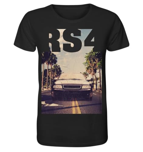 glstkrrn RS4 B5 T-Shirt, Regular, Unisex, Black, XL von glstkrrn