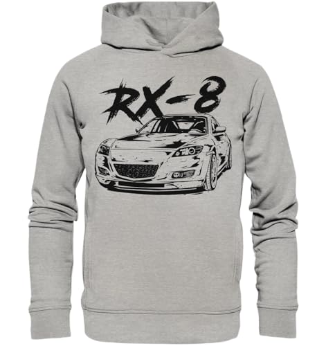 glstkrrn RX8 RX-8 Hoodie, Regular, Unisex, Heather Grey, M von glstkrrn