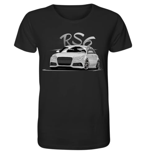 glstkrrn Rennsport 4G T-Shirt, Regular, Unisex, Black, L von glstkrrn