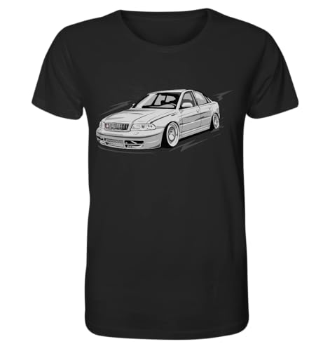 glstkrrn S4 B5 Limo T-Shirt, Regular, Unisex, Black, 3XL von glstkrrn