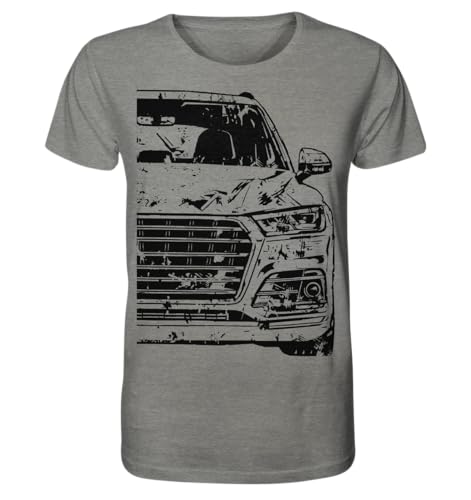 glstkrrn SUV FY T-Shirt, Regular, Unisex, Mid Heather Grey, XL von glstkrrn