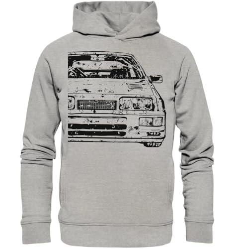 glstkrrn Sierra RS Cosworth Onelife Hoodie, Regular, Unisex, Heather Grey, L von glstkrrn