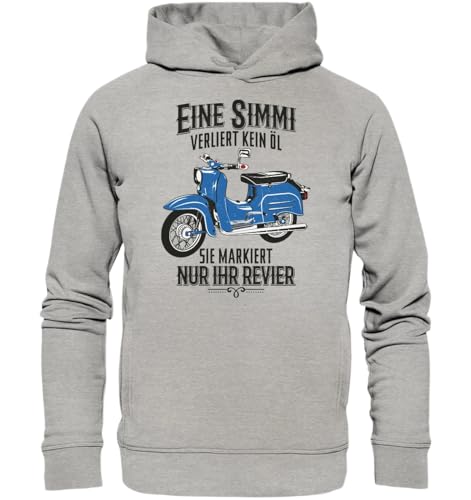 glstkrrn Simson Schwalbe Hoodie, Regular, Unisex, Heather Grey, L von glstkrrn