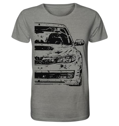 glstkrrn Impreza GRB Onelove Onelife T-Shirt, Regular, Unisex, Mid Heather Grey, XL von glstkrrn