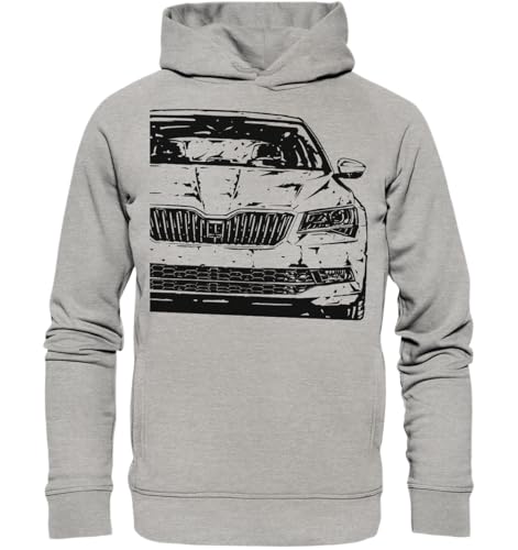 glstkrrn Superb 3V Hoodie, Regular, Unisex, Heather Grey, L von glstkrrn