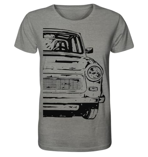 glstkrrn Trabant 601 T-Shirt, Regular, Unisex, Mid Heather Grey, L von glstkrrn