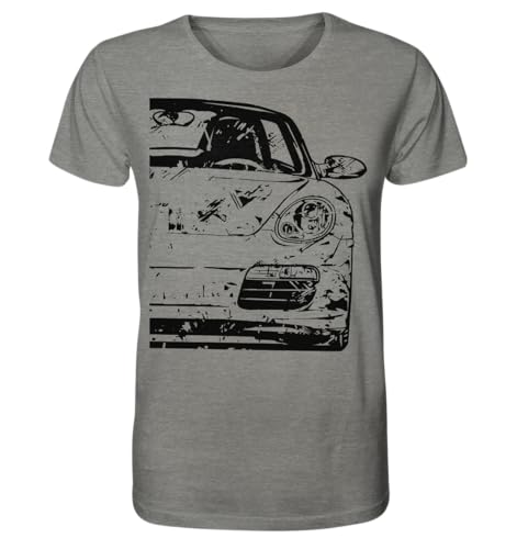 glstkrrn Typ 987 T-Shirt, Regular, Unisex, Mid Heather Grey, XL von glstkrrn