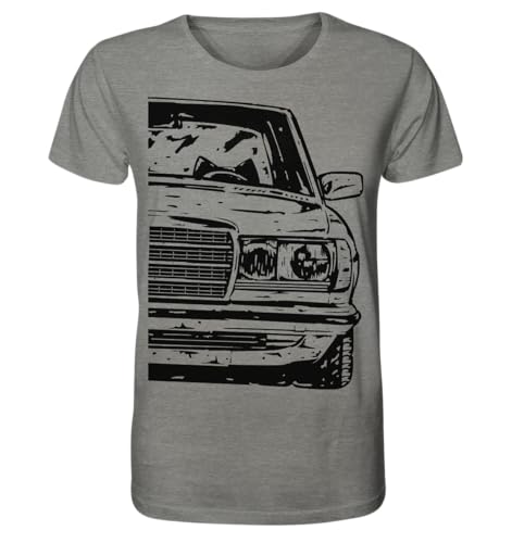 glstkrrn W123 T-Shirt, Regular, Unisex, Mid Heather Grey, XL von glstkrrn