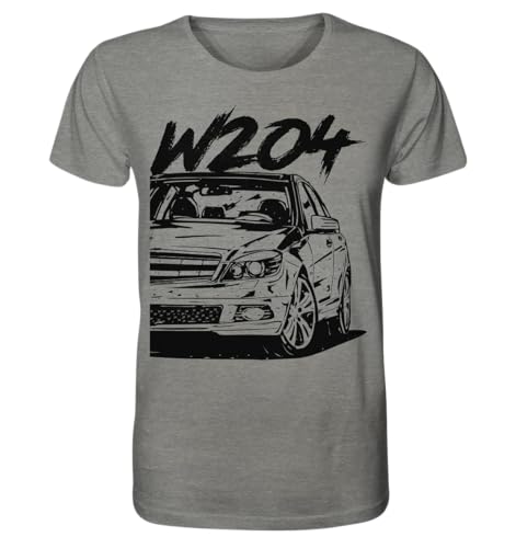 glstkrrn W204 T-Shirt, Regular, Unisex, Mid Heather Grey, L von glstkrrn