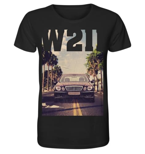 glstkrrn W211 Palmbeach T-Shirt, Regular, Unisex, Black, 3XL von glstkrrn