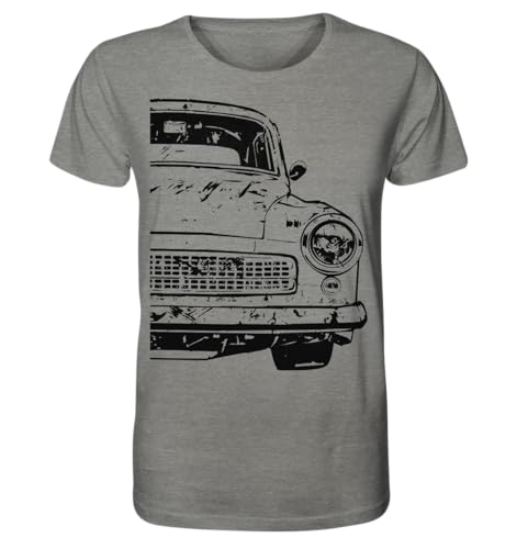 glstkrrn Wartburg 311 T-Shirt, Regular, Unisex, Mid Heather Grey, XL von glstkrrn