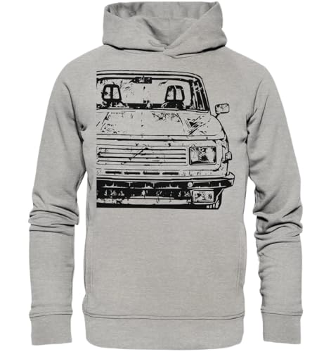 glstkrrn Wartburg 353 Hoodie, Regular, Unisex, Heather Grey, M von glstkrrn