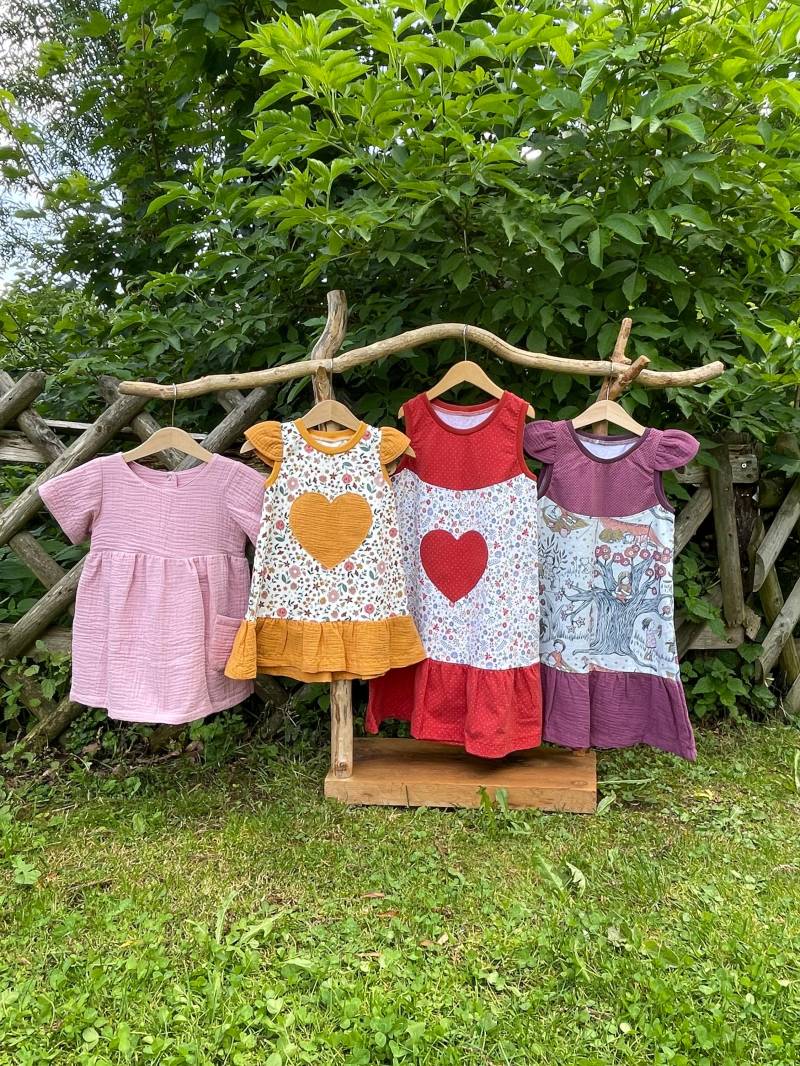 Sommerkleid Mit Musselin von glueckEinzelstueck