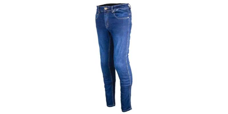 gms Motorradhose GMS Rattle Slim Motorradjeans Knieprotektoren enthalten von gms