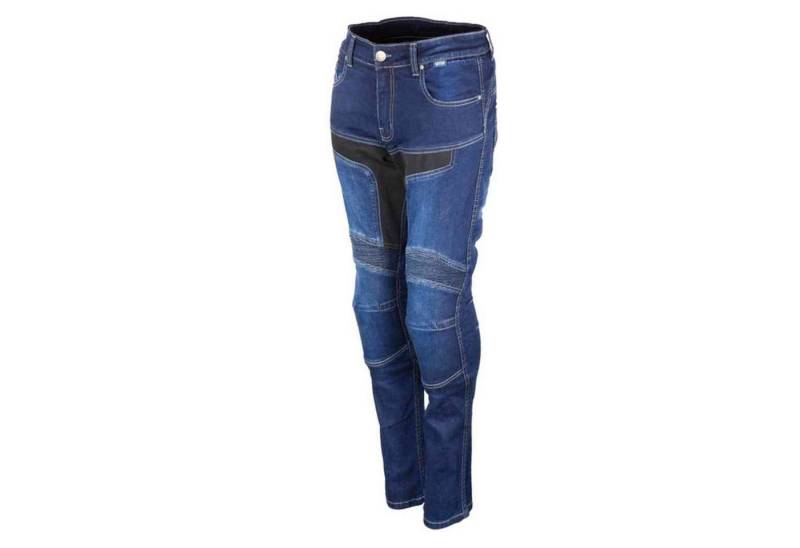 gms Motorradhose GMS Viper Damen Motorradjeans Knieprotektoren enthalten von gms