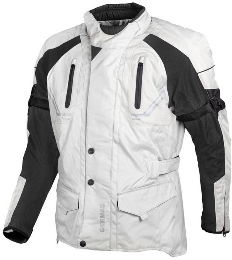 gms Motorradjacke GMS Taylor Motorrad Textiljacke herausnehmbares Innenfutter,wasserdicht von gms