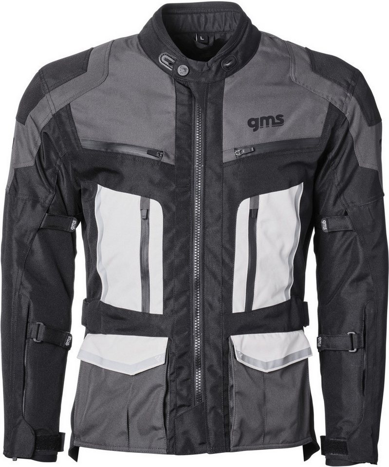 gms Motorradjacke GMS Tigris wasserdichte Motorrad Textiljacke wasserdicht von gms