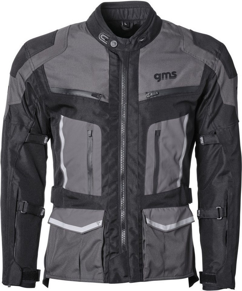 gms Motorradjacke GMS Tigris wasserdichte Motorrad Textiljacke von gms