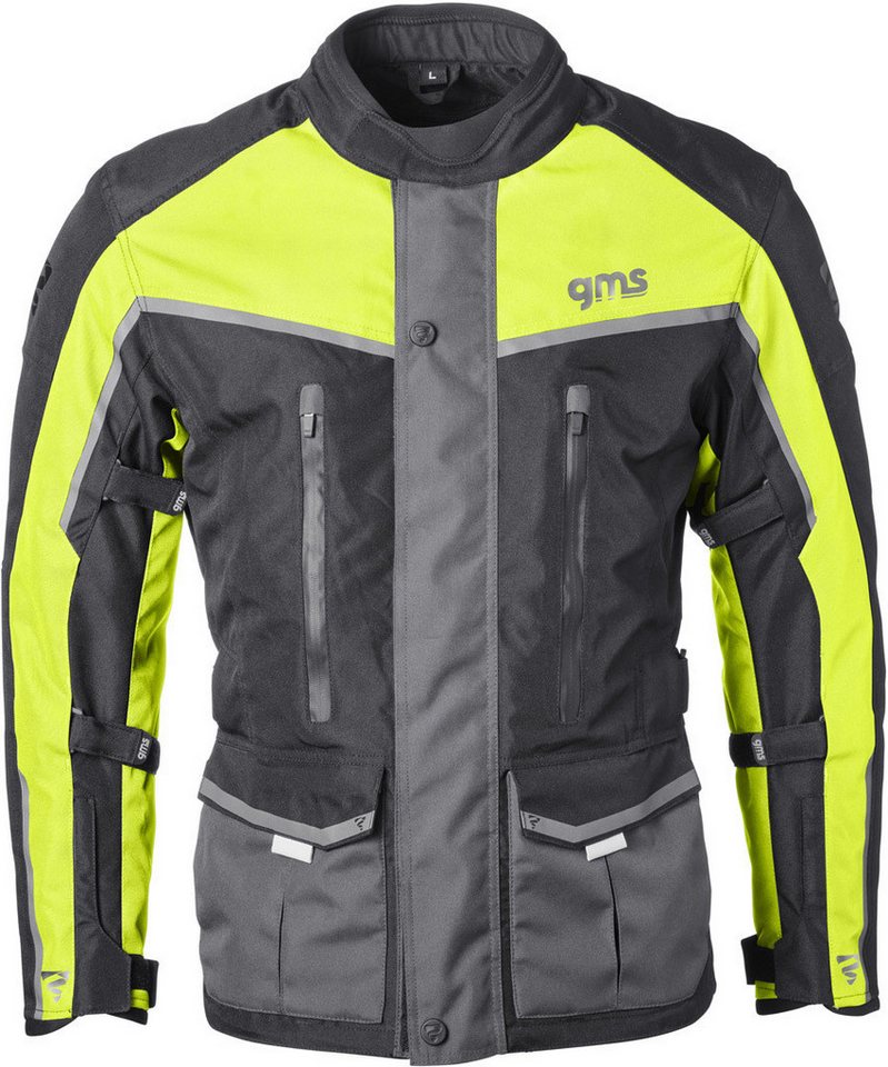 gms Motorradjacke GMS Twister Neo wasserdichte Motorrad Textiljacke von gms
