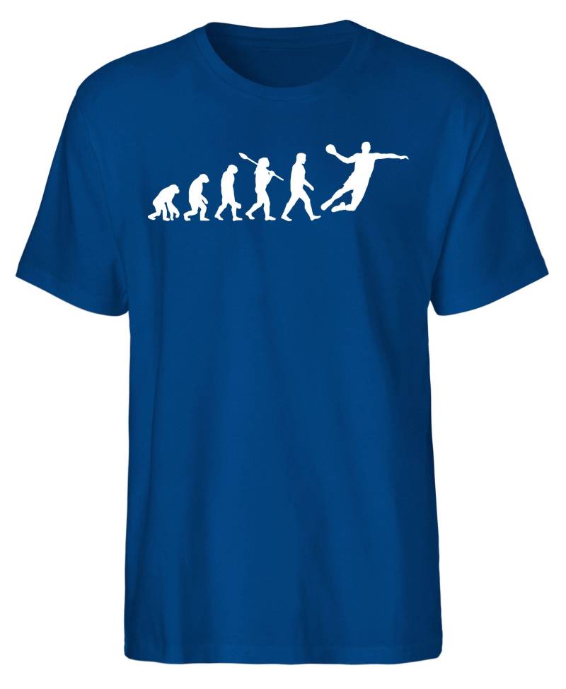 Handball Evolution T-Shirt Aus Fairer Bio-Baumwolle Von Hand Bedruckt in Deutschland - Perfektes Geschenk von goShirtsDE